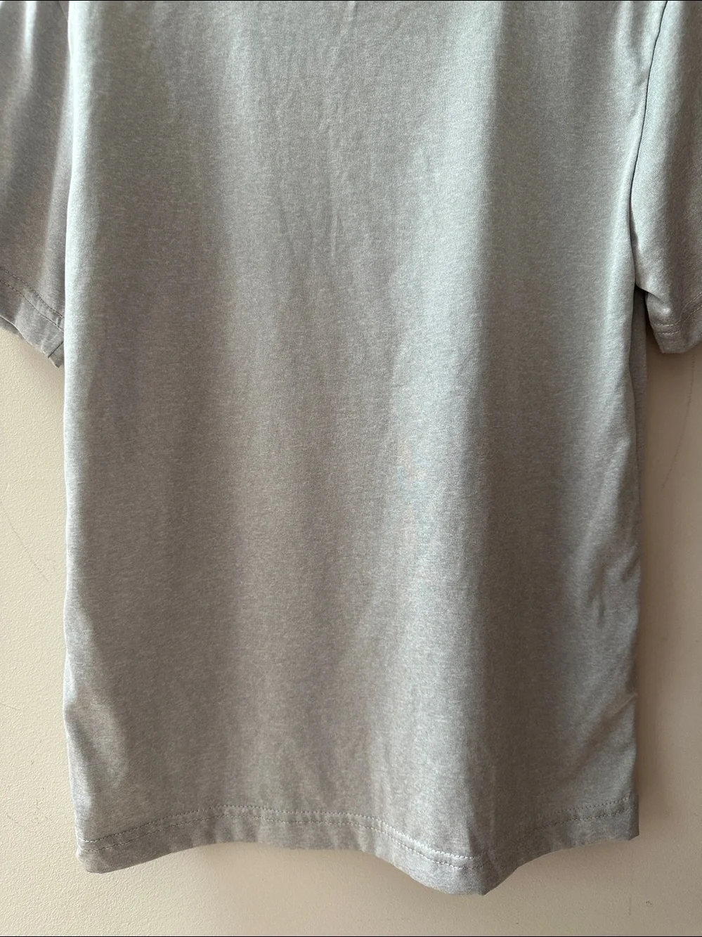 Nike Kids' Dri-FIT Gray Logo T-Shirt Size Small